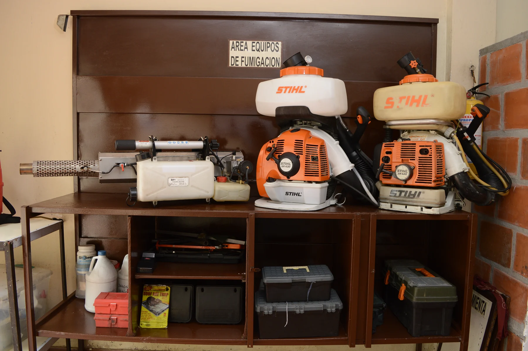 Equipos de control de plagas