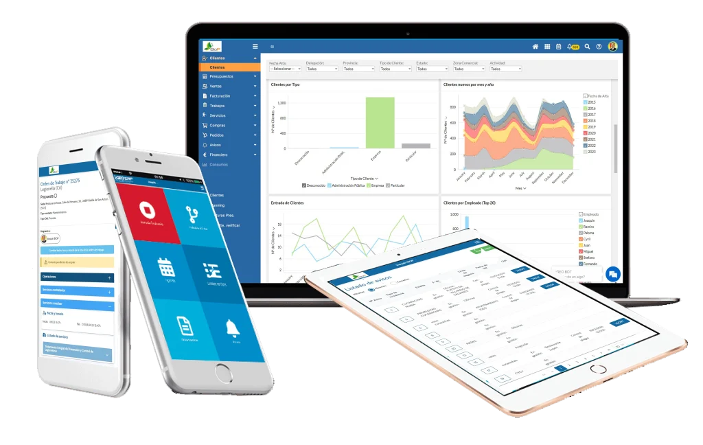 Software de control de plagas para registro de visitas y certificados